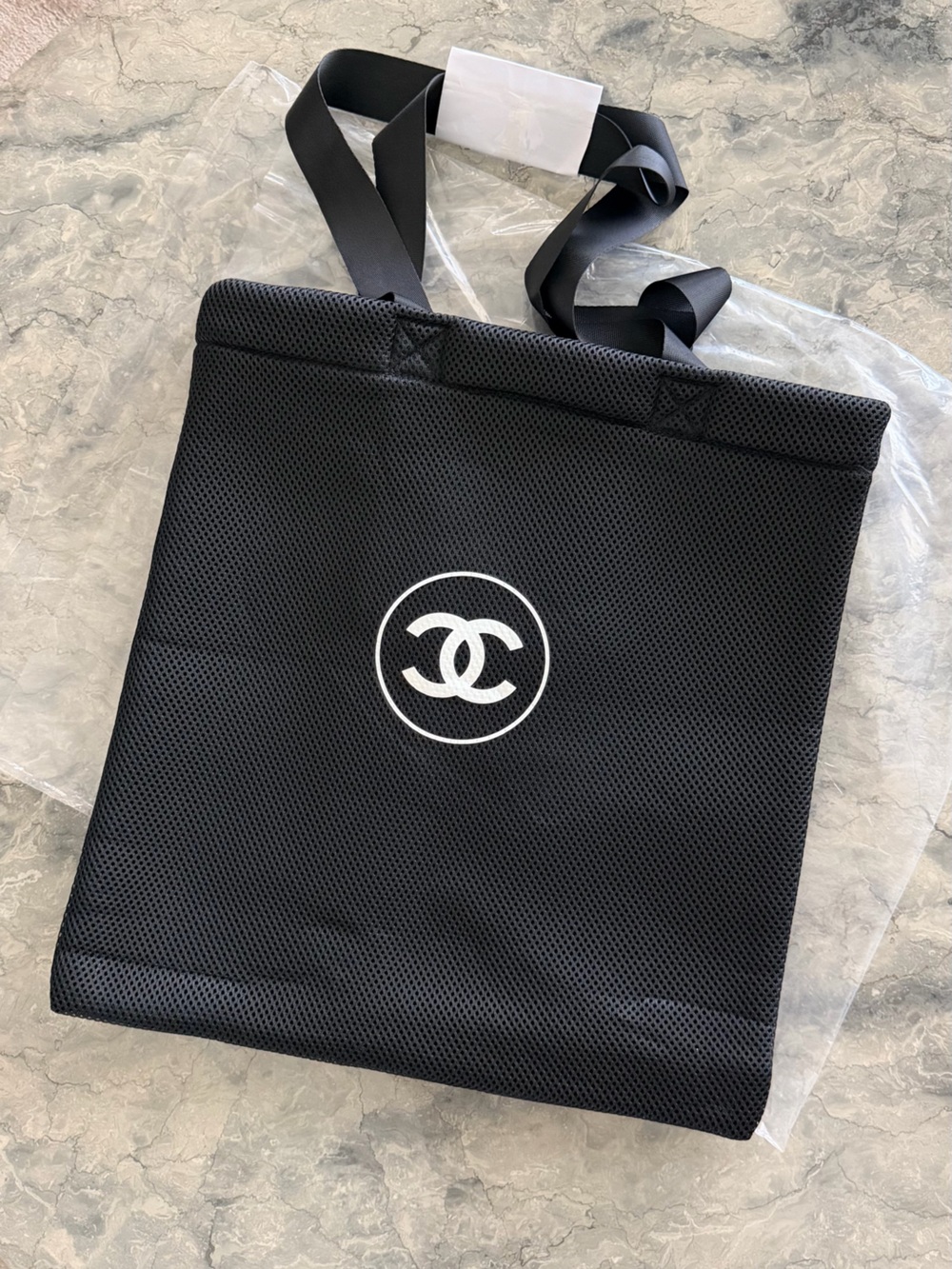 CHANEL VIP Member Gift Black Polyester Exterior Bags